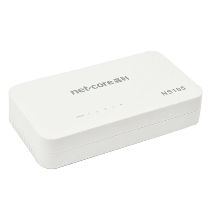 NETCORE磊科NS105 专为出租屋、小区宽带与工厂网络设计的5口百兆交换机